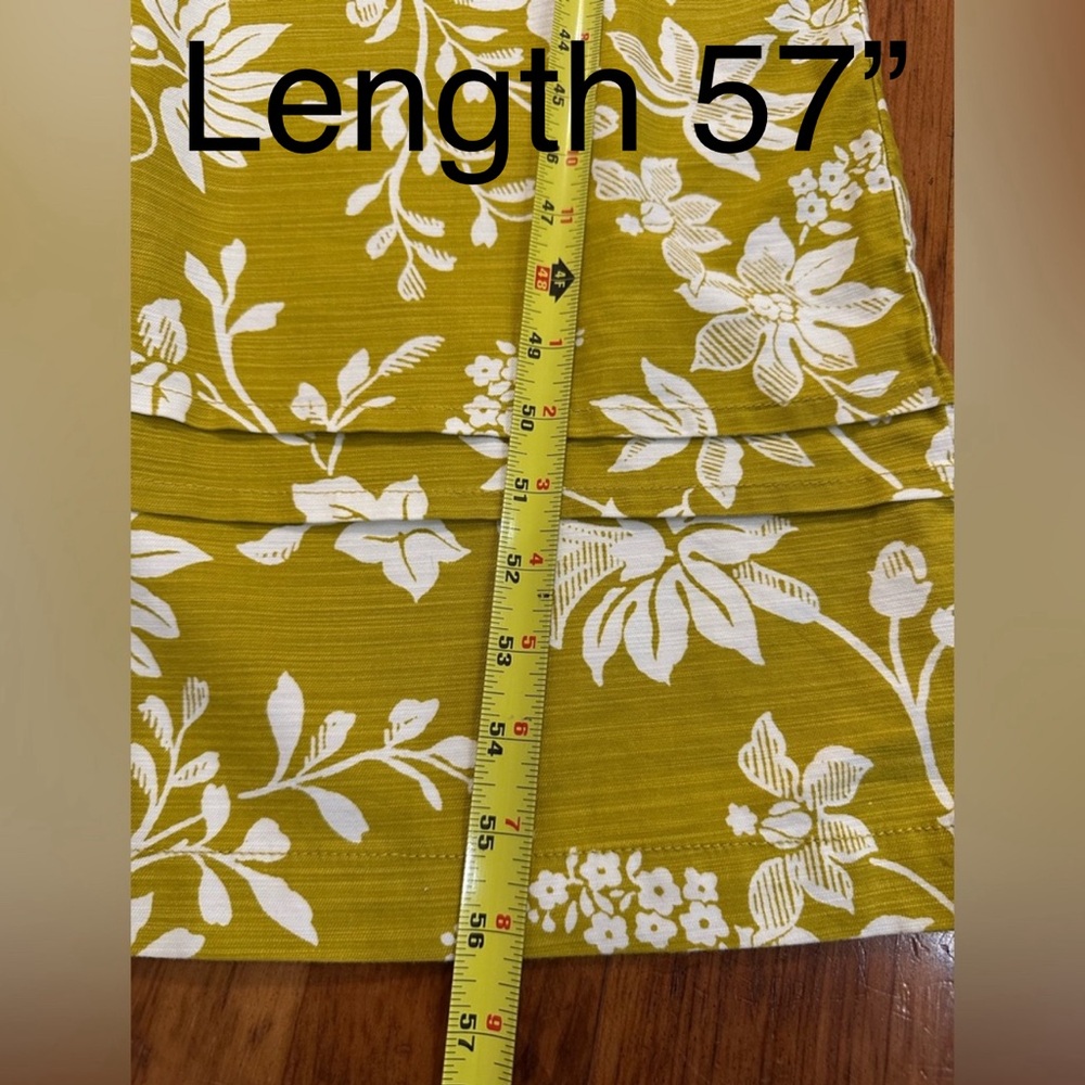 Anthropologie sleeveless Jumpsuit The Somerset Wide Leg Chartreuse Boho XS Tall - Picture 3 of 12